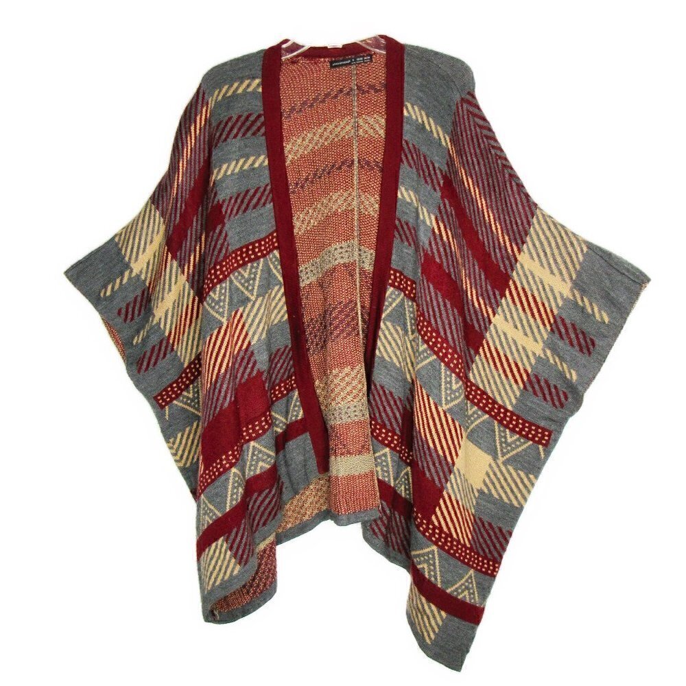 Atmosphere - Oversized Poncho Style Sweater - Small
